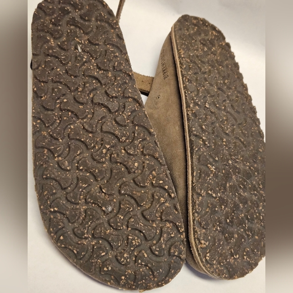 Birkenstock LUTRY PREMIUM SUEDE SLIDES Clogs Taupe EU 41 Women 10 / Men 8 READ - Picture 8 of 8